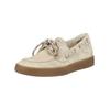 Bootsschuh PAUL GREEN "Paul Green Halbschuhe Veloursleder", Damen, Gr. 41, beige, Veloursleder, casual, Schuhe