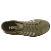 Sneaker K-SWISS "COURT TIEBREAK II SDE", Gr. 41, burnt olive, schwarz coffee, alfalfa, Leder, sportlich, Schuhe