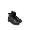 Schnürstiefelette MARC O'POLO "RONY", Herren, Gr. 44, schwarz, Glattleder, unifarben, klassisch, Schuhe, Schnürboots, Stiefelette mit Memory Foam-Ausstattung