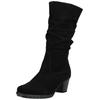 Stiefel GABOR COMFORT "Gabor Comfort Stiefel Nubukleder", Damen, Gr. 37, schwarz, Nubukleder, casual, Schuhe