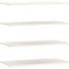 Einlegeboden "York Schlafen", weiß (pino aurelio), B:105,1cm H:2,2cm T:55cm, Spanplatte, SET ONE BY MUSTERRING, Einlegeböden, 4er-Set, anthrazit oder weiß, verschiedene Größen