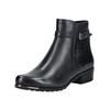 Stiefelette CAPRICE "Caprice Stiefelette Leder", Damen, Gr. 36, blau (ocean), Leder, casual, Schuhe