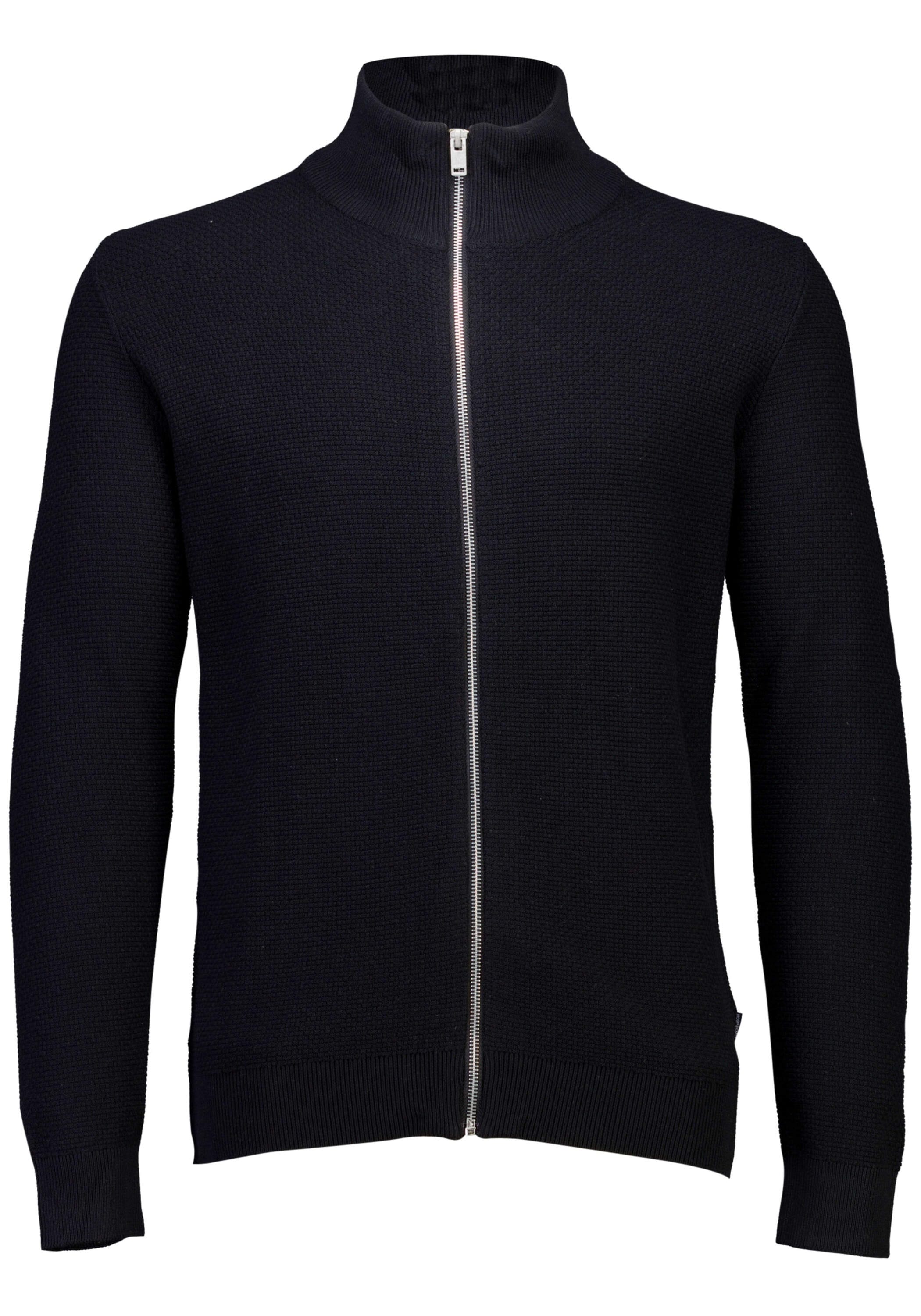Strickpullover LINDBERGH "Lindbergh Strickpullover", Herren, Gr. 3XL, schwarz, Obermaterial: 60% Baumwolle, 40% Polyester, Pullover Image