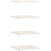 Einlegeboden "York Schlafen", weiß (pino aurelio), B:48,3cm H:2,2cm T:55cm, Spanplatte, SET ONE BY MUSTERRING, Einlegeböden, 4er-Set, anthrazit oder weiß, verschiedene Größen