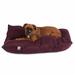 Majestic Pet Products Super Value Pillow Polyester/Cotton in Red/Black | 7 H x 35 W x 28 D in | Wayfair 78899565354