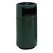 Witt Side Entry Round Series Receptacle 25 Gallon Trash Can Fiberglass in Brown | 38 H x 18 W x 18 D in | Wayfair 7C-1838TA-DC-38