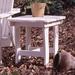 Uwharrie Chair Companion Wood Outdoor Side Table Wood in Red | 30 H x 30 W x 23.5 D in | Wayfair 5040-042-Distressed