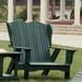 Uwharrie Outdoor Chair Plantation Wood Garden Bench Wood/Natural Hardwoods in Green | 45.5 H x 52 W x 36 D in | Wayfair 3051-021-Wash