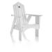 Uwharrie Chair Original Wood Adirondack Chair in Yellow | 45.5 H x 33 W x 36 D in | Wayfair 1011-072-Wash