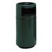 Witt Side Entry Round Series Receptacle 25 Gallon Trash Can Fiberglass in Green | 38 H x 18 W x 18 D in | Wayfair 7C-1838TA-PD-29