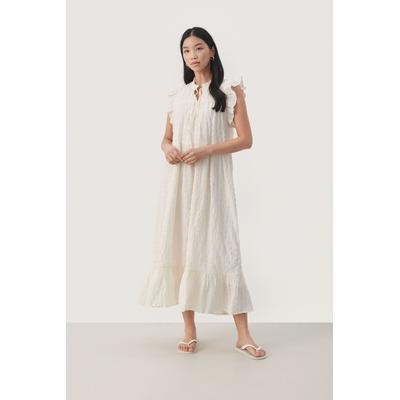 Kleid Gerade Passform beige Image