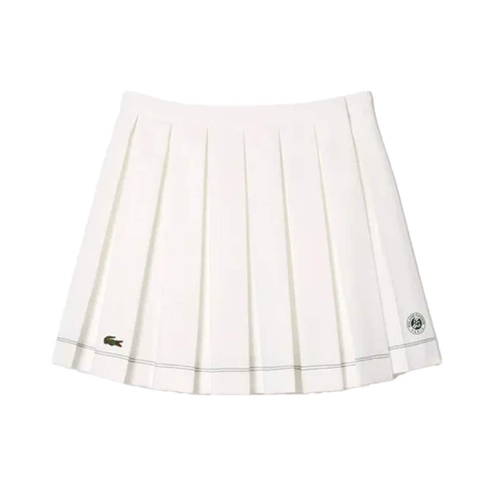 Lacoste - "Roland-Garros Edition" Rock Mit Falten für Damen (Cremefarbe) Image