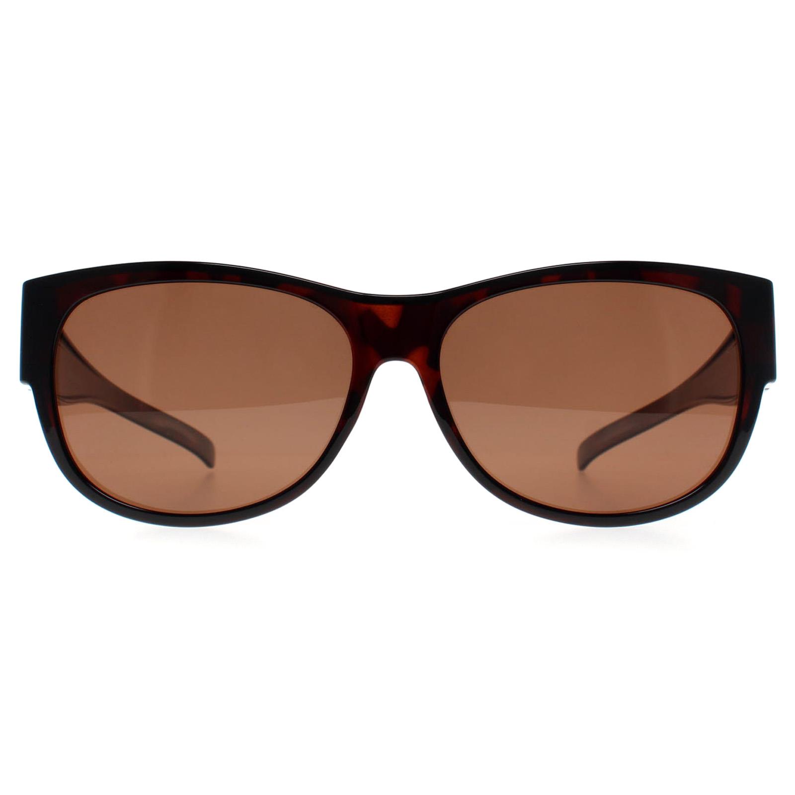 Smarty SE2200 Fit Over A dunkel havannabraun polarisierte Sonnenbrille Image
