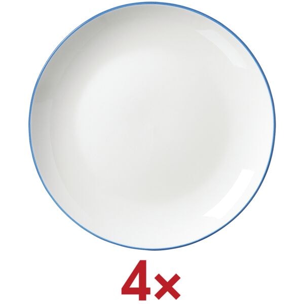 Ritzenhoff & Breker 4-tlg. Dessertteller-Set »Adela« 20,5 cm blau, 20.5x2.5 cm Image