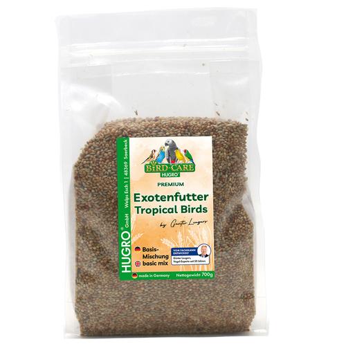 Lot économique : 2x700g nourriture pour oiseaux exotiques Hugro, mélange de base, aliment pour oiseaux