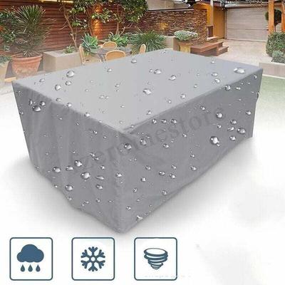 Odipie - Gartenmöbel-Abdeckung, rechteckig für Gartentisch-Set, Schneeschutz, wasserdicht, Image