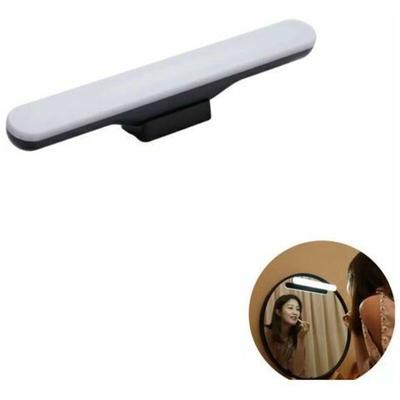 Badezimmer-Wandlampe, kabellose Lupenlampe, stanzfreie LED-Make-up-Schreibtischlampe, Image