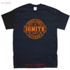 IGNITE II neues T-Shirt Alle Größen S M L XL XXL Farben Schwarz Weiß Vintage Washed Soft Casual Homme Unisex Grafik gestreckt