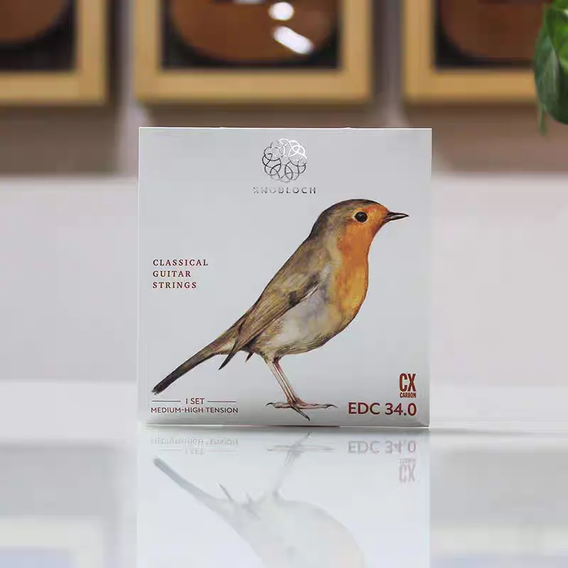 Original Knobloch Saiten für klassische Gitarre, spanische Nylonsaiten für klassische Gitarre, Musikinstrumente der Bird-Serie Image