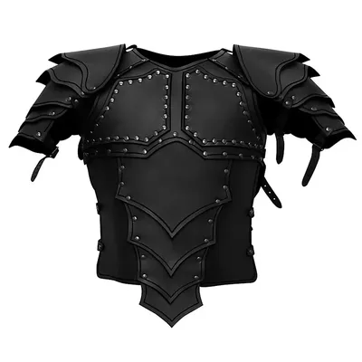 Deluxe mittelalterliche Brustpanzerung Wikinger Krieger verstellbare Lederrüstung Brustpanzer Kostüm für Party Halloween Cosplay Image