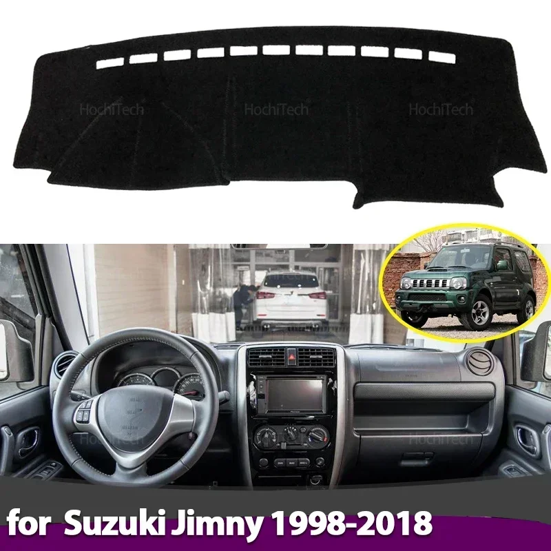 Hohe Qualität Auto Armaturenbrett Abdeckung Vermeiden Licht Pad Instrument Panel Matte Fall Teppiche für Suzuki Jimny 1998-2018 Image