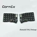 Tastiera Cornix Split Custodia in alluminio CNC dual-mode a basso profilo Programmatore per giocatori Tastiera meccanica wireless con supporto per pulsanti