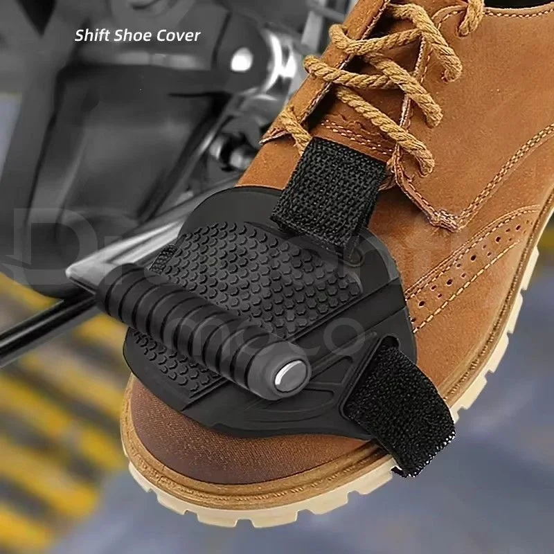 Gummi Motorrad Shift Pad Motorrad Anti-Slip Getriebe Schuhe Abdeckung Motorrad Moto Stiefel Shifter Wachen Schutz Pad Zubehör Image