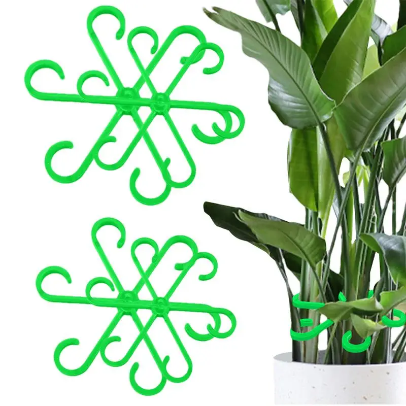 4 stücke Anlage Stem Halter Klettern Pflanzen Unterstützung Clips Blume Stem Befestigungs Rack Klettern Unterstützung Rahmen für Alocasia Monstera Reben Image