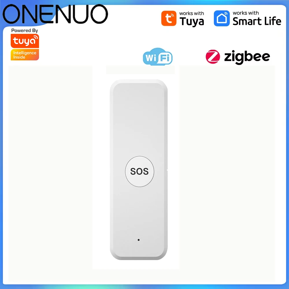 Tuya WiFi oder Zigbee WiFi-Panikknopf für ältere Menschen, Senioren-Notfall-Alarmgeräte, SOS-Lebensalarm, Pfleger, Pager, Tuya Smart Image