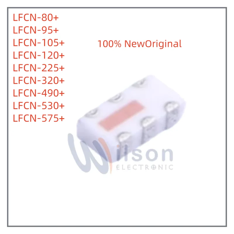 LFCN-80+ LFCN-95+ LFCN-105+ LFCN-120+ LFCN-225+ LFCN-320+ LFCN-490+ LFCN-530+ LFCN-575+ SMD Chip RF Filter
