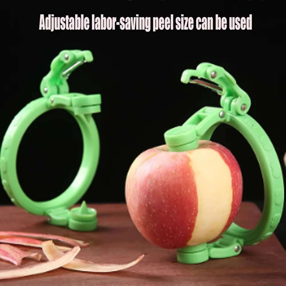 1/2pcs 360° Rotating Mechanism - Quick-Peel Kitchen Tool Rotating Fruit Peeler For Home, Restaurant, Commercial Kitchens