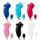 Left Handle Game Controller for Nintendo Wii Nunchuck Hand Curved Handle Controller Nunchuk for Wii Gamepad Accessories