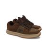 Sneaker DC SHOES "Lynx Zero", Gr. 10,5(44), braun (braun, gum), 50.51% Leder, 39.8% Synthetikmaterial, 9.69% Polyester, Schuhe