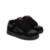 Sneaker DC SHOES "DC Coiler", Gr. 10,5(44), rot (schwarz, grau, rot), 42.52% Leder, 34.74% Synthetikmaterial, 22.74% Polyester, Schuhe