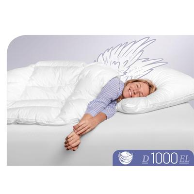 Daunenbettdecke SCHLAFSTIL "D1000", weiß, B:155cm L:200cm, Bezug: 100% Baumwolle. Füllung: 100% Eiderdaune, Bettdecken, Höchste Leichtigkeit Image