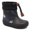 Gummistiefel BISGAARD "baby thermo rubber", Kinder, Gr. 22, dunkelblau, space, Gummi, Basic, Schuhe, Regenstiefel mit Wollfutter, Größenschablone zum Download