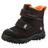 Winterboots SUPERFIT "HUSKY1 WMS: mittel", Kinder, Gr. 28, orange (schwarz, orange), Textil, casual, Schuhe, Snowboots mit wasserdichtem SYMPATEX, Größenschablone zum Download