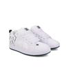 Sneaker DC SHOES "Court Graffik", Gr. 6,5(38,5), weiß, whtie, grün, 57.05% Leder, 28.2% Synthetikmaterial, 13.87% Polyester, 0.88% Textil, Schuhe