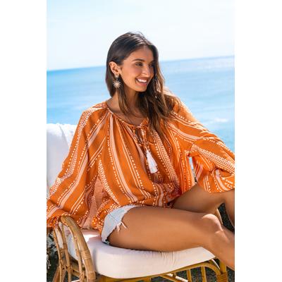 Sunset Nomad Orange Top