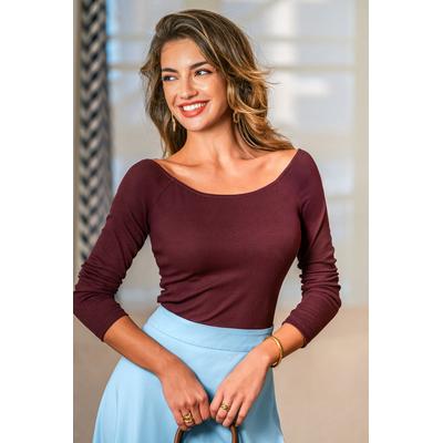 Crimson Glow Purple Top