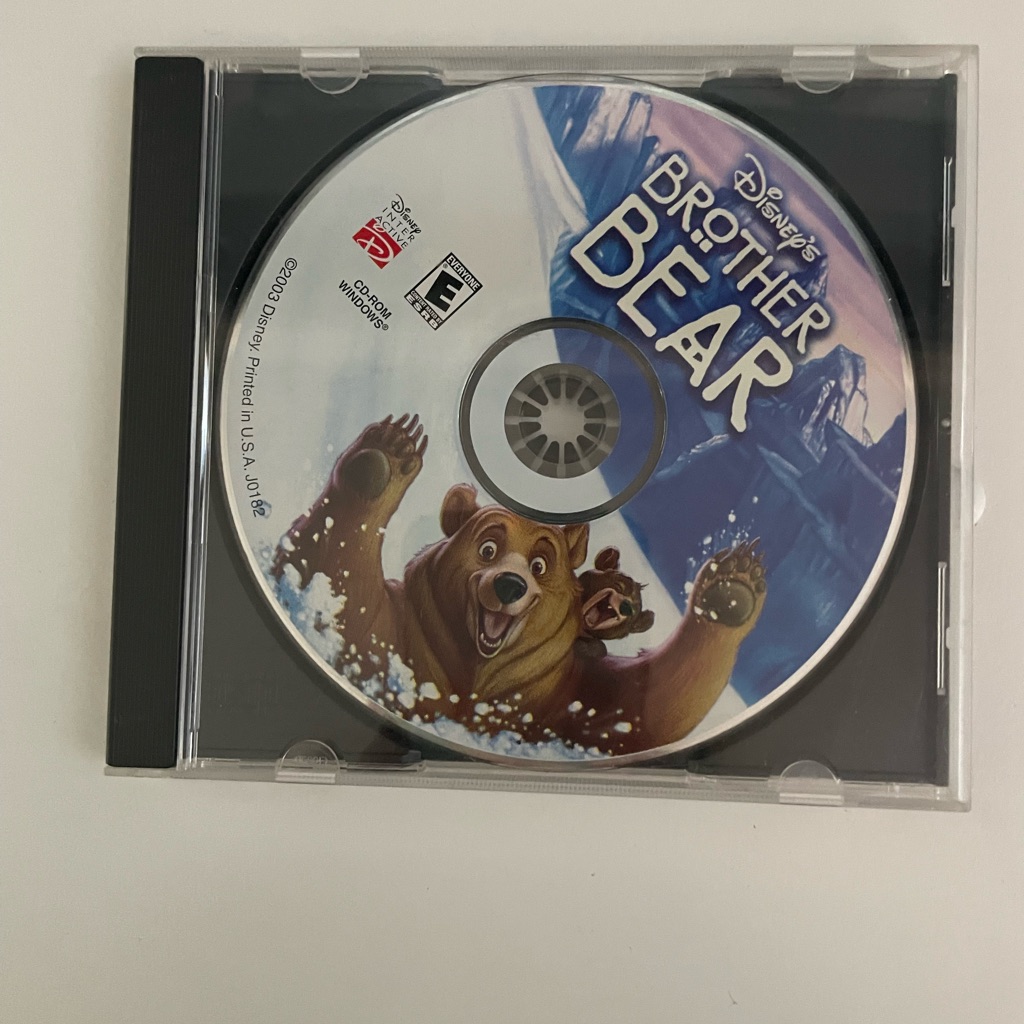Disney Media | Disney Brother Bear Pc Windows Computer Game 2003 | Color: Black/Blue | Size: Os