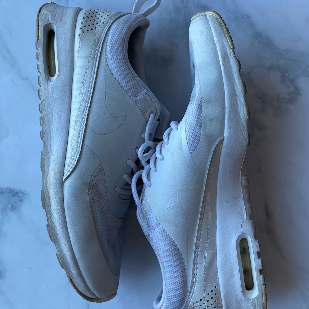 Nike Shoes | Used Nike Shoes , White Nike Shoes Woman | Color: White | Size: 8.5