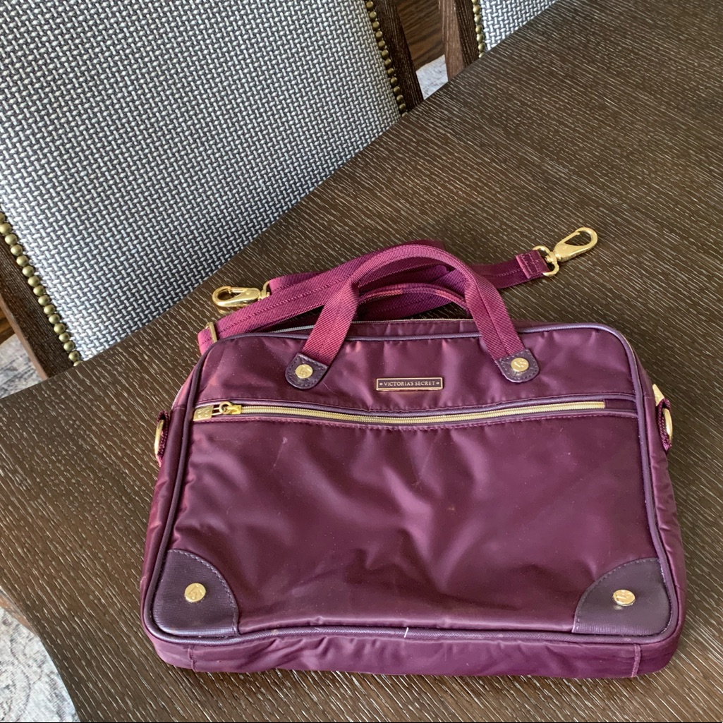 Victoria's Secret Bags | Victoria’s Secret Laptop/Tablet Bag | Color: Purple | Size: This Would Fit A Smaller Laptop Or A Large Tablet