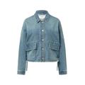 comma casual identity Jeansjacke Gr. 36 in blau | Außenstoff: 91% Baumwolle