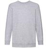 Fruit of the Loom Kinder Klassik Drop Schulter Sweatshirt (Grau meliert)