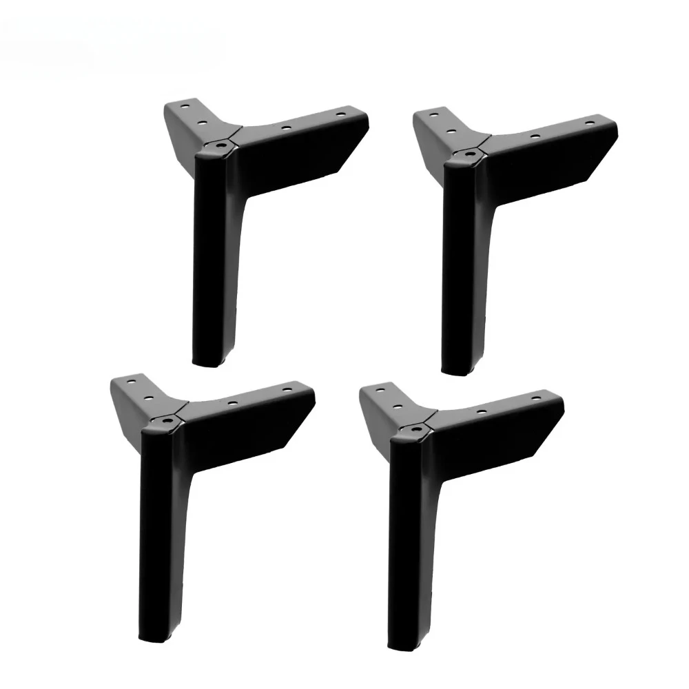 4 Stück hochwertige 150 mm Y-förmige Sofabeine Wohnzimmer Sofabeine moderne Möbelbeine zum Verkauf Möbelfüße Möbelbein schwarz Image