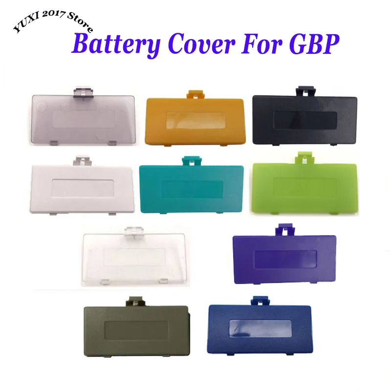 1 Stück mit 10 Farben zur Auswahl aus der Batterieabdeckung der Spielekonsole, geeignet für die GBP-Batterie-Ersatztürabdeckung Image