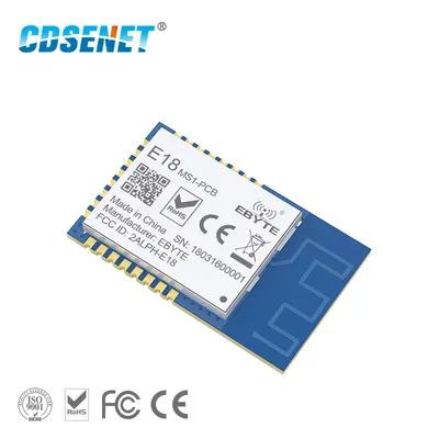 Zigbee 2,4 GHz CC2530 Core Board SMD Wireless RF Modul CDSENET E18-MS1-PCB SPI Sender Empfänger mit Schild PCB Antenne Image