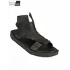 Neue Sommer Schuhe Aus Echtem Leder Schuhe Männer Aushöhlen Offene spitze Plattform Gothic Sandale High Street Herren Casual Strand Sandalen