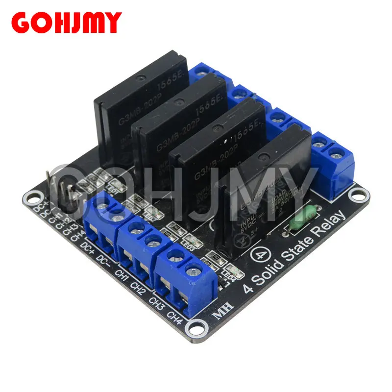 1 teile/los 1/2/4/8 Kanal 5V DC Relais Modul Solid State Low Level G3MB-202P Relais SSR AVR DSP für arduino Diy Kit Image